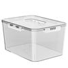 Caja de Almacenamiento Portátil Transparente Snacks Domésticos Libros Juguetes Cosméticos Caja de Almacenamiento Acrílica Caja Organizadora de Gran Capacidad