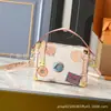 Bolsa Caixa de Couro Genuíno Versátil Transversal de Ombro para Mulheres Bolsa para Câmera Nova para Presbiopia