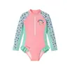 Ropa de Protección Solar para Bebés Modelo Nuevo Transfronteriza, Hecha a Medida por el Fabricante, Traje de Baño Cómodo para Niñas, Ropa de Protección Solar Segura para Niñas, Hecha a Medida