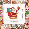 Pegatinas Navideñas Nuevas Transfronterizas 100 Dibujos Animados Decoración de Regalo Navideño Vinilo Pegatinas Navideñas de Vinilo