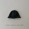 Gorros Infantiles Otoño e Invierno Coreanos Estilo Retro de Punto con Borde Enrollado Protección para las Orejas para Hombres y Mujeres Bebé Sencillos Cálidos y a Prueba de Frío Gorros de Punto