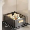 Estante de almacenamiento de cocina extraíble, organizador multifuncional para debajo del fregadero, diseño nuevo, apilable