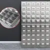 Gabinete Espesado de Acero Inoxidable, Gabinete Médico, Gabinete Multicompartimento, Mesa Dispensadora para Uso en Clínica y Hogar, Gabinete con Cajones Múltiples