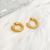 Nuevos Pendientes de Aro Mate, Nuevo Estilo Popular, Diseño de Nicho, Pendientes Circulares de Lujo Ligero de Gama Alta para Mujer