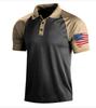 Polo informal de moda transfronteriza para hombre de Europa y América, camiseta de manga corta con solapa y cremallera, camiseta de comercio exterior para hombre