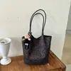 Nueva Colección Otoño 2026 de Shuai Mi: Bolso de Hombro Retro Único con Estampado de Leopardo, Estilo Casual, Gran Capacidad, Bolso Tote para Debajo del Brazo para Mujer