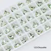 Dongzhou Diamante de Corazón Torcido con Punta Inferior de 16 mm Accesorios para Joyería DIY Diamante de Cristal con Forma Especial Joyería de Diamante Collar Joyería de Diamante al por Mayor