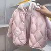 Chaqueta acolchada de invierno para niñas con forro polar para otoño e invierno, prenda exterior cálida y resistente al frío para niñas mayores