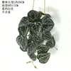 Venta al por mayor de fábrica planta de simulación ratán hoja de tortuga decoración de pared planta verde artificial impresión 3D pegamento hoja verde