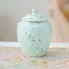 Fabricante: Xingye Yunhe. Bote de té de cerámica, a prueba de humedad y hermético, recipiente de almacenamiento portátil, estéticamente agradable, tamaño pequeño