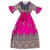 Vestido estilo étnico de Xinjiang Verano Nuevo Yunnan Xinjiang Qinghai Sanya Estilo étnico Turismo Vestido largo con flores grandes