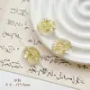 Cuentas de Cristal Checo Pintadas en Oro Doméstico Retro Caracol Pájaro Flor de Durazno Material Hecho a Mano Pulsera Cadena de Teléfono Móvil Accesorios de Joyería