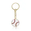 Llavero de Aleación Esmaltada con Temática de Béisbol, Colgante de Amor al Béisbol para Fans, Decoración de Mochila Escolar