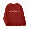 Sudadera Gruesa de Cuello Redondo con Forro Polar para Niños de Amazon Otoño e Invierno, Top Holgado Casual de Marca de Moda, Camiseta Básica Popular de Venta Transfronteriza