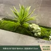 Combinación de plantas verdes artificiales tira larga paisajismo rincón de entrada interior jardinera adorno de planta centro comercial ventana musgo ornamental