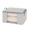 Bolsa de Almacenamiento para Edredón Rayado Visible para Uso Doméstico, Caja de Almacenamiento de Gran Capacidad para Ropa, Mudanzas, Empaque, a Prueba de Humedad y Polvo, con Tapa