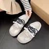 Meias-pantufas Fechadas de Verão para Mulheres, Modelo Novo com Malha Respirável, Sapatos Preguiçosos Slip-On Planos com Solas Grossas