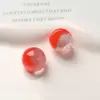 Corea del Sur todo el partido brillo tambor redondo cintura alta resina parche de media pastilla pendientes DIY tocado de mujer zapatos material de flor al por mayor