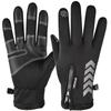 Los Guantes Deportivos de Otoño e Invierno son Repelentes al Agua, Cortavientos, con Forro Polar, Cálidos, Compatibles con Pantalla Táctil, Adecuados para Ciclismo, Pesca, Reparto y Comida para Llevar, para Hombre, Cortavientos y Cálidos