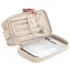 Bolsa de Almacenamiento Cosmético de Cuero PU Transfronteriza, Bolso de Hombro de Cuero Rpet para Cosméticos, Neceser de PU, Fábrica Personalizada