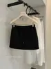 Y.JIA Conjunto de cárdigan de manga larga estilo coreano para el otoño con protección solar + top de tirantes con cuello en V + falda de cintura alta 1352