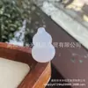 Sello de Calabaza Fermentada Flor de Durazno de Jade Seda Dorada de Xinjiang Colgante de Calabaza Tridimensional de Jade Colgante de Jade Recuerdo