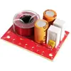 Divisor de frequência alta e baixa de 80W para áudio doméstico, alto-falante de estante, placa de som de 2 vias, divisor de alto-falante de carro fever