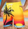2024 verão europeu e americano plus size comércio exterior shorts casual 3D impressão digital praia calças masculinas e femininas shorts plus size