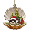 Colgante de Perro Durmiendo de Acrílico para Coche, Colgante para Árbol de Navidad, Decoración del Hogar - Nuevo Producto Transfronterizo