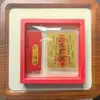 Pegatinas para Teléfono de Lámina de Oro Puro 999, Láminas Doradas Atractoras de Riqueza, Set en Caja de Regalo, Pegatinas Doradas Shuibei, Regalos de Año Nuevo, Venta al por Mayor