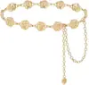 Joyería transfronteriza europea y americana, cadena de cintura hueca floral vintage para mujer, cadena corporal para chicas sexys, accesorio de cadena para vestidos y cintura
