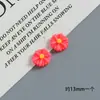 Acessórios de Resina Flor Margarida Colorida Pequena DIY Cola de Creme Capa de Celular Ímã de Geladeira Furo Fivela de Sapato Acessórios para Cabelo