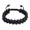 Piedra Ojo de Tigre, Ojo de Gato, Turquesa, Obsidiana con Patrón Rojo, Pulsera Fantasma Verde, Pulsera Tejida de Piedra Natural para Hombres y Mujeres