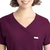 Conjunto de dos piezas de uniforme de manga corta transfronterizo para hospitales de mascotas, salones de belleza, quirófanos, ropa de trabajo de enfermería, uniforme de lavado de manos