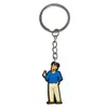 Accesorios de Cómics Crayon Shin-Chan Llavero Suave de PVC Colgante Lindo para Coche Accesorios para Mochila Escolar de Estudiante Llavero