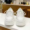 Zapatillas Blancas Versátiles de Suela Gruesa para Mujer 2026 Nuevo Bloqueo de Color Aumentadoras de Altura Adelgazantes Casuales Zapatos Deportivos Tendencia Zapatillas para Mujer