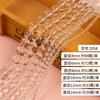 Cuentas de Vidrio de Alta Calidad Venta Hecho a Mano DIY Accesorios Cuentas Cuentas de Vidrio Transparentes con Agujeros