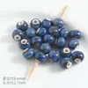 Cuentas Sueltas de Cerámica Jingdezhen Color Caramelo de 8 mm Esmalte de Color Material para Tejer Joyería DIY Pulsera Personalizada