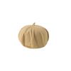 Bong Sombrero Artístico de Moda para Niñas Seleccionadas Estilo Ins Sombrero de Pintor Vintage Sombrero Cálido de Lana para Niño Boina de Otoño e Invierno