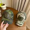 Boné de Baseball Camuflado Boné de Sol para Exterior Boné Bico de Pato Ventilado de Malha para Fãs Militares Boné Bordado com Velcro Estilo Militar Menino