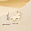 Accesorios para Joyería Materiales Hechos a Mano Cobre Animal Estéreo Zodiaco Caballo Colgante Collar Pulsera Pendientes Colgante DIY