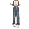 Jeans Anchos de Pierna Recta Sueltos para Hombre, Pantalones para Hombre Estilo High-Street Nuevos 2025, Pantalones de Trabajo para Primavera y Otoño