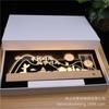 Portabolígrafos inalámbrico creativo Luz nocturna 3D Trofeo souvenir de aniversario de edificio empresarial Regalo para la ciudad Lámpara acrílica
