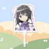 Puella Magi Madoka Magica Placa de Pegada Grande em Formato de Leque Mercadoria de Suporte para Shows Estilo Igual ao do Tiktok