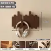 Perchero de pared de madera maciza para uso doméstico, perchero de pared para dormitorio, entrada o detrás de la puerta, perchero y colgador de sombreros sin necesidad de taladrar