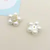 Pétalos de Flor de Perla Transparente Mariposa Accesorios de Joyería DIY Zapatos con Agujeros Decoración de Flor para Zapatos Accesorios Listos para la Venta