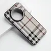 Liquidación Adecuado para Funda de Teléfono Honor Magic7 Moderna Media Cubierta Dura Protección Magic 7 Piel Lisa Galvanizado
