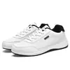 2025 Tamanho Grande Popular Transfronteiriço Jinjiang Adesivo a Frio Alta Qualidade 8001 Couro Tênis Esportivos Casuais Atacado Sapatos Especiais