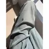 Nuevo pantalón vaquero casual de verano para mujer talla grande, de Tencel, con caída, cintura elástica, adelgazante, holgado, pierna ancha, fino, largo