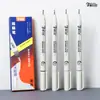 Bolígrafo de Punta Fina Boratu 0.5mm Específico para Exámenes Estudiantiles Secado Rápido Negro Flujo Continuo de Tinta Transfronterizo Bolígrafo para Contornear de Gran Capacidad
